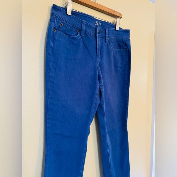 LOFT Purple Skinny Jeans Vibrant Style - Picture 2 of 8